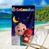 Ultra-Soft Beach Towel with Cocomelon Theme,Ideal for Pool - Camping, Diving - Perfect Travel Essential, Vibrant Beach Towel.