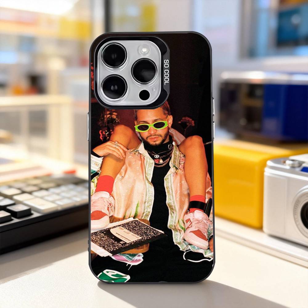 Sängerin Mora ESTRELLA Coole Handyhülle Für iPhone 11,12,13,14,15,16,17,Pro,Max,Plus,E,Air,Mini IMD Mattschwarz
