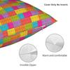 Candy Multicolor Building Blocks Pattern Pillow Cover Comfy Cushion Cover Funny Pillow Case For Living Room Chair
