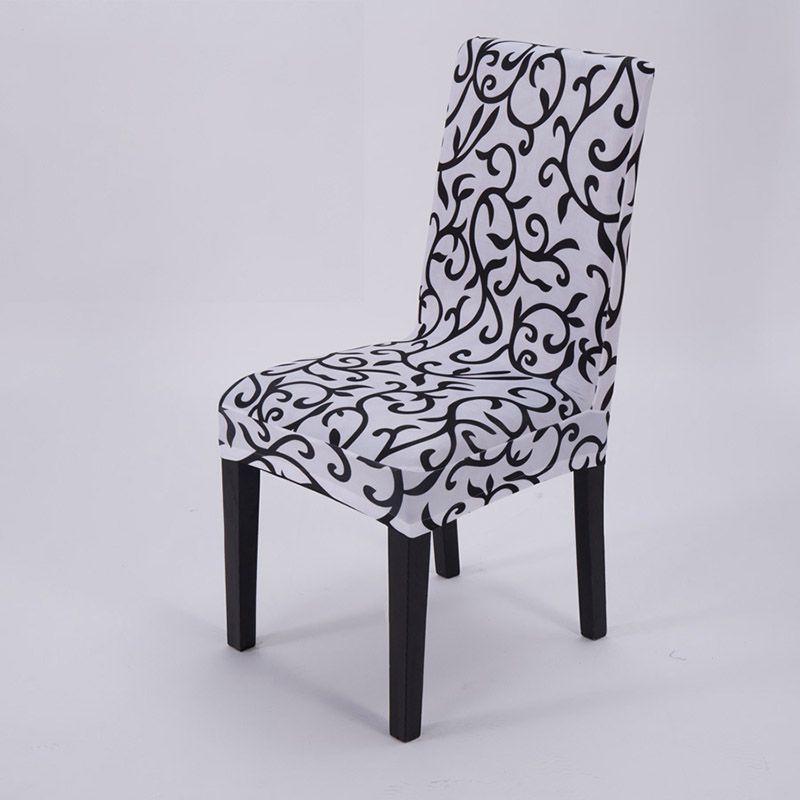 Luxurious Stretch Spandex Chair Covers For Dining Room Wedding Banquet Party Seating