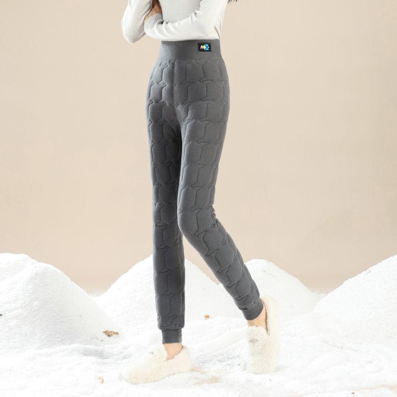 

Wool Fleece-Lined High Waist Sweatpants for Women – Warm Winter Outerwear or Base Layer M (75-90 kg)