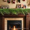 Christmas Norfolk Pine Rattan with Pine Needles & Cypress Vines - Artificial Greenery for Decoration & Landscaping