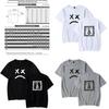Lil Tshirt Peep Triste Emotion Rappeur Causal Tee Noir Blanc Femme Polo Homme