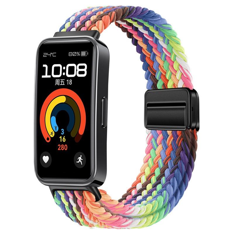Nylon Loop Bracelet for Huawei Band 10 Sport Breathable Wristband for Huawei Band 8 9 10 Strap Replaceable Watchband Accessories