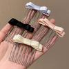 Sweet Bowknot Hair Comb Girl Hair Styling Hair Bows Antislip Women Hair Decors