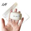Cartoon Bun Squeeze Toy 1/2/3Pcs Expression White Steamed Sensory Pinch Desk Stress Reliever Fidget Focus Work Study Relief Hand Relaxation