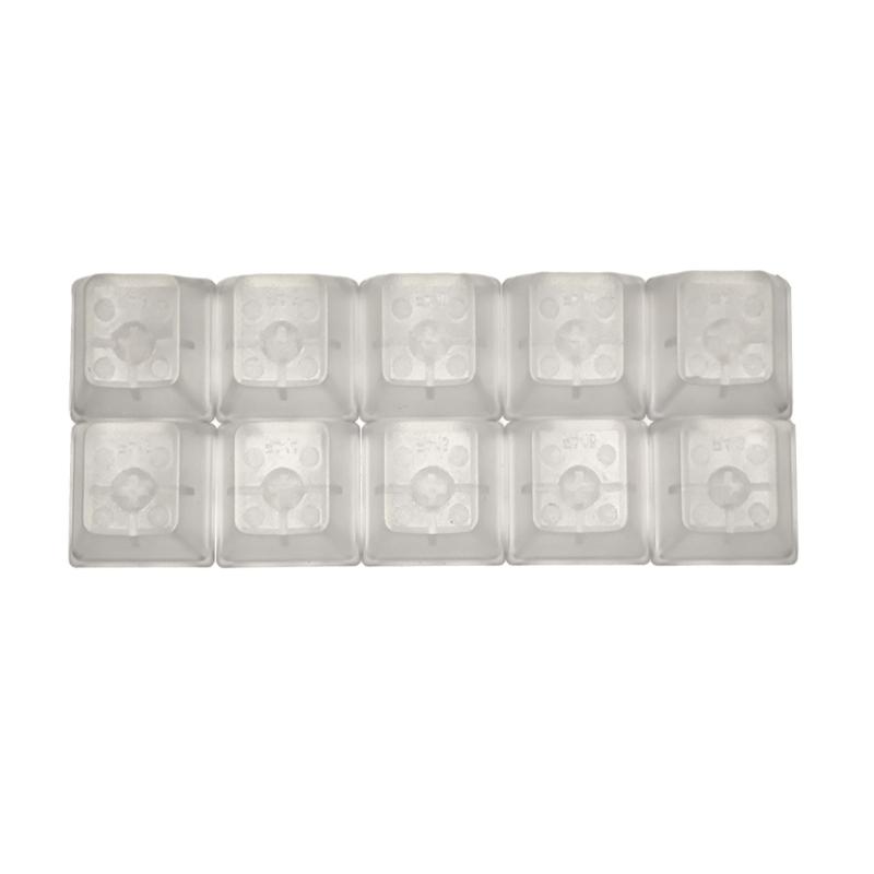 CherryProfile Blank Keycaps ABS Frosted Transparent Translucent R4 Keycap for Mechanical Keyboard Switches 5/10PCS