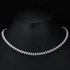 3Pcs/set Elegant Bridal Necklace Earrings Set Gold Wedding Accessories Set  Bride