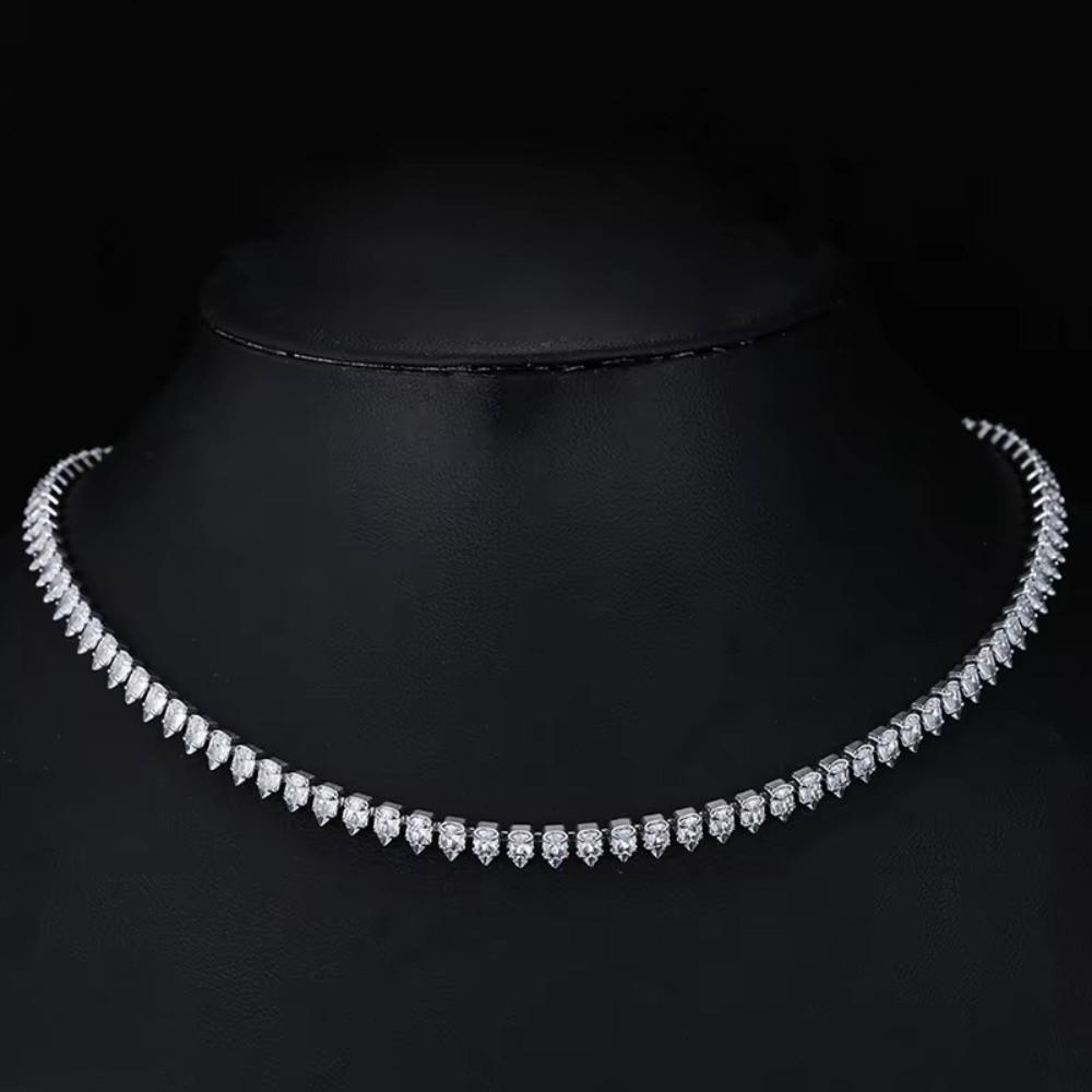 3Pcs/set Elegant Bridal Necklace Earrings Set Gold Wedding Accessories Set Bride