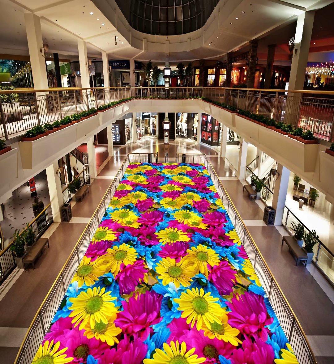 

Pink Floral 3D Carpet Non Slip Rug for Hallway Living Room Bedroom Kitchen Flannel Soft Home Decor Mat 40x60cm