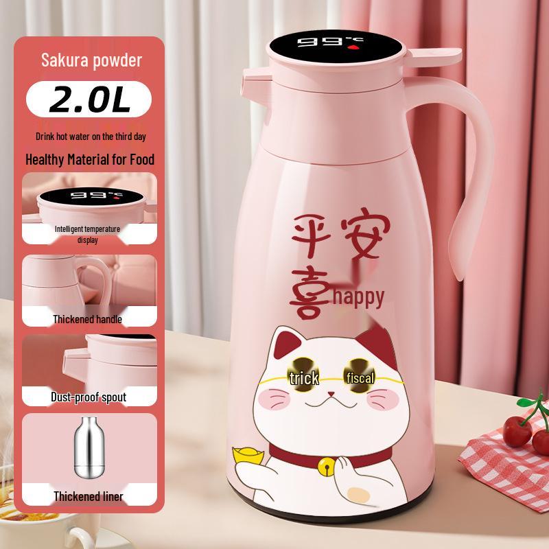 2025 Stylish Large Capacity Insulated Kettle for Home, Dorm, and Office Use