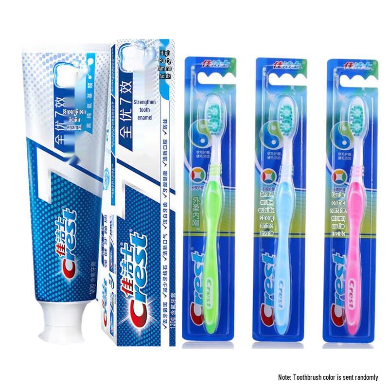 

Crest 7-Effect Enamel Strengthening Toothpaste & Toothbrush Set