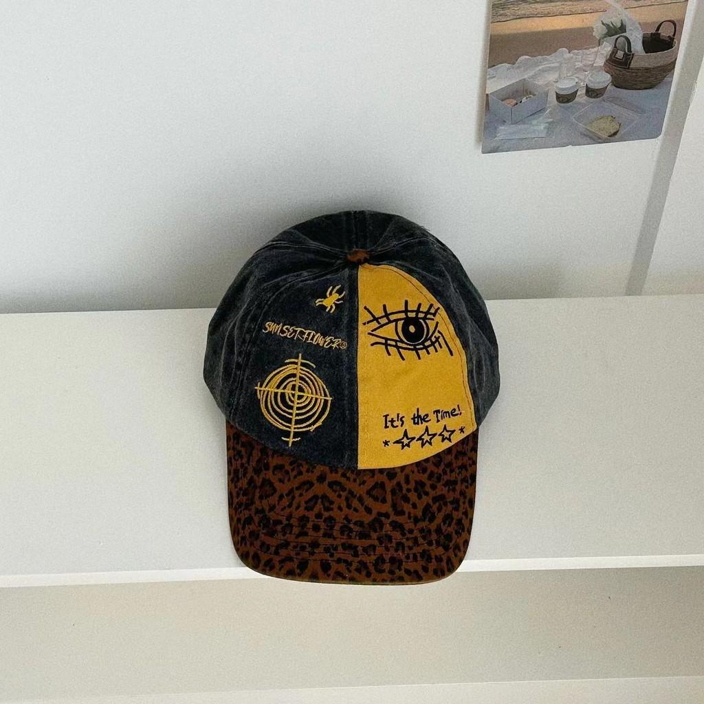 

Stylish Inspired Punk Baseball Hat With Distinctive Leopard Print For Every Season
