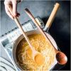 1 Pack Long Handle Wooden Spoon Wooden Stirring Spoon Stirring Cooking Wooden Spoon Wooden Extended Spoon Kitchen Soup Spoon