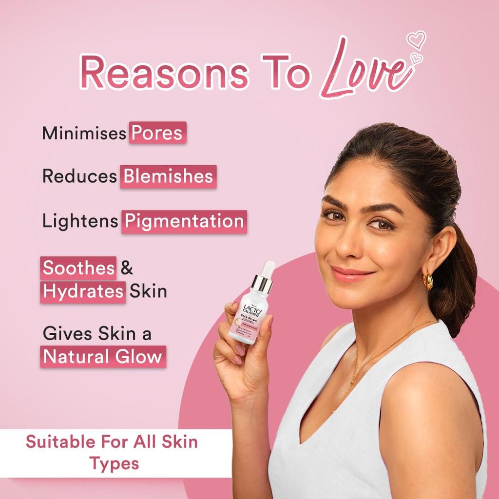 Lacto Calamine 10% Niacinamide Face Serum | 30ml x Pack of 2 | Pore Minimizing, Acne Marks, Blemishes & Oil Balancing | Face Serum for Women & Men