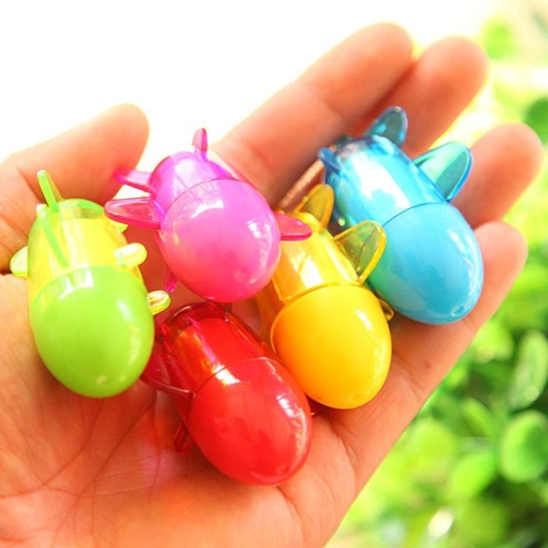 5Pcs Creative Kawaii Airplane Ballpoint Pen Cute Candy Ball Pens for Children Gift Korean Stationery Student
