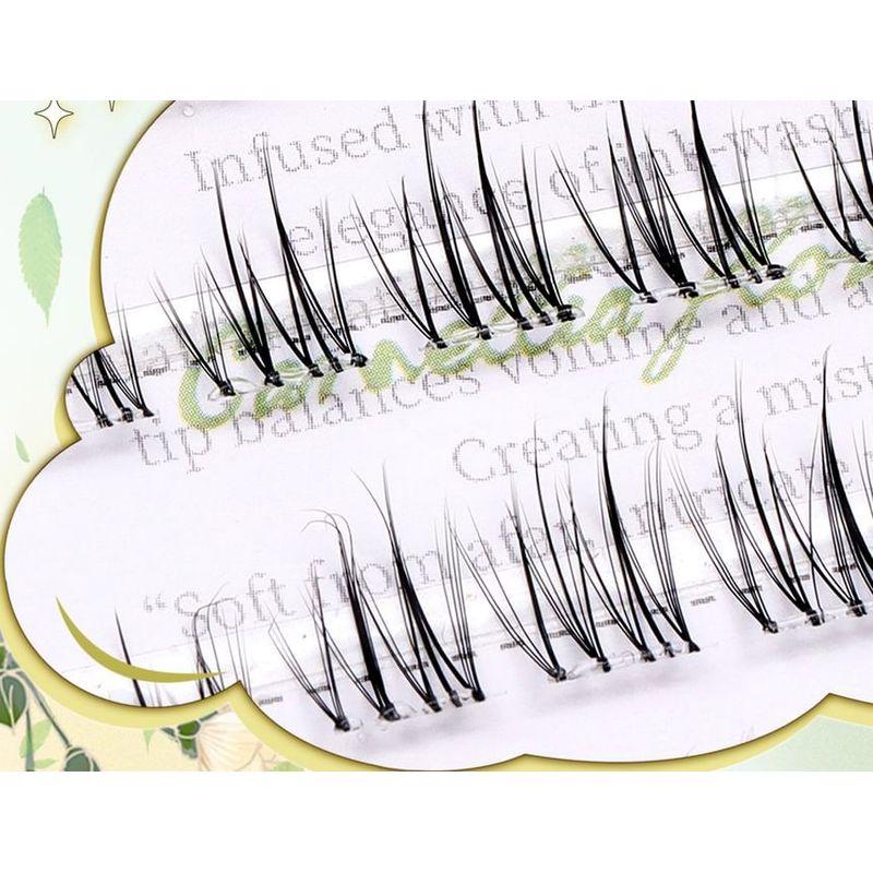 Mogugu - Yapışkansız Doğal Çoklu Paket Takma Kirpik Klusterleri