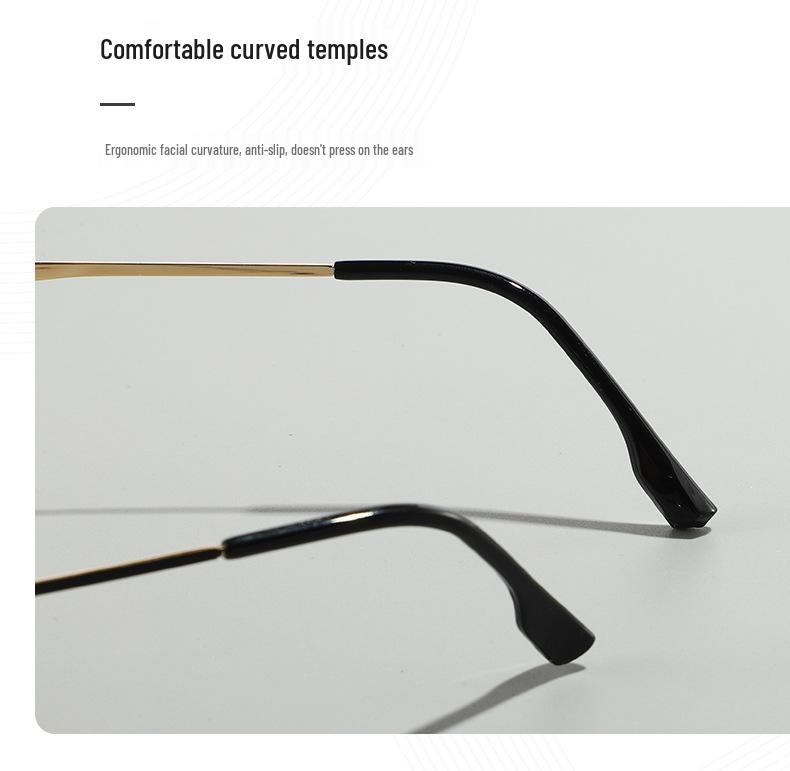Men's Ultra-Light Blue Light Blocking Glasses with Color-Changing, Full-Frame Flat Lenses – Compatible with Migraine and Myopia Lenses.