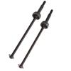 2pcsset Metal CVD Universal Joint Drive Shaft for LC Racing 114 Remote Control Car