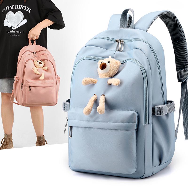 

Women s Large Capacity Student Backpack: Versatile Japanese & Korean Style for Junior High and College.