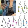 DIY Star Beaded Phone Chain Portable CellPhone Strap Lanyard Mobile Phone Pendant Decoration Exquisite Key Car Hangings