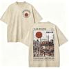 Vintage Gewaschen Japanischer Stil Harajuku T-Shirt Herren Damen Freizeit Mode Übergroßes T-Shirt Sommer 100% Baumwolle Streetwear T-Shirts