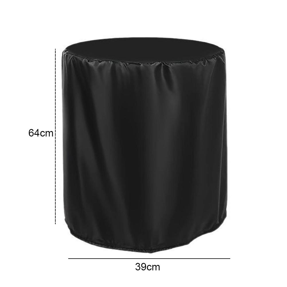 Restaurant Stool Cover Round Bar Stool Covers 210D Oxford Waterproof Furniture Cover Outdoor Circular Stool Bench Cover 39*64cm