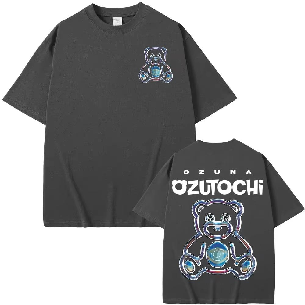 Rapper Ozuna Ozutochi Album Cover Essentielle T-Shirts Mode Vintage Herren Damen FrühlingSommer Kurzarm Oberteil Streetwear