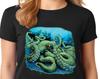 Ladies Tee Shirt - Octopus T-shirt Womens