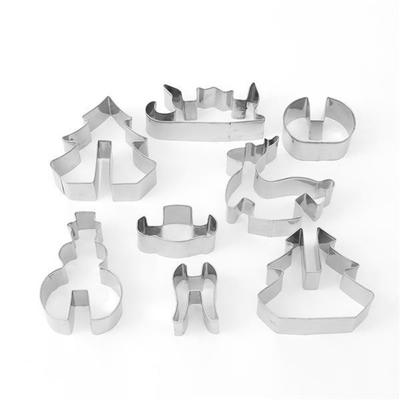 3D Christmas Cookie Cutter Set of 8