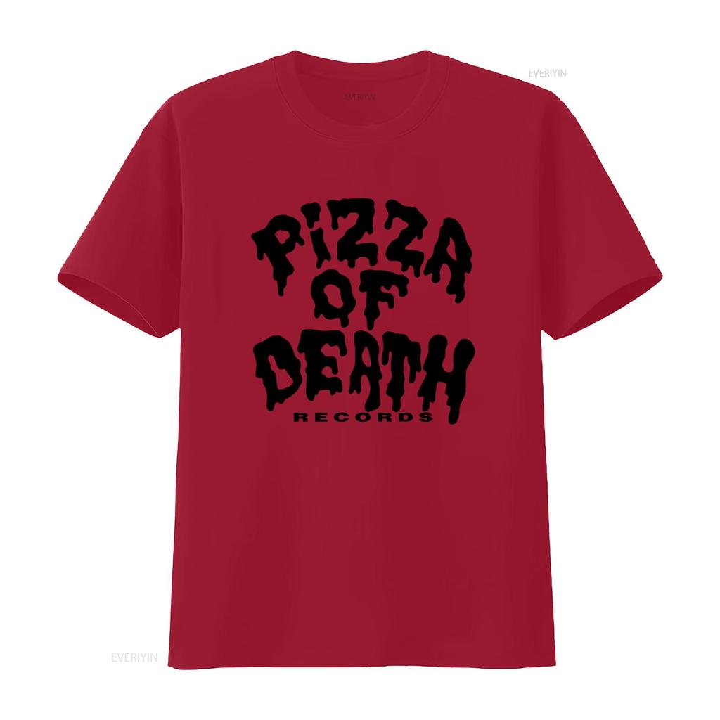 Vintage Hawaiian Style Hardcore Band Punk Rock Pizza Of Death Records T Shirt vintage Washed Slightly fashion