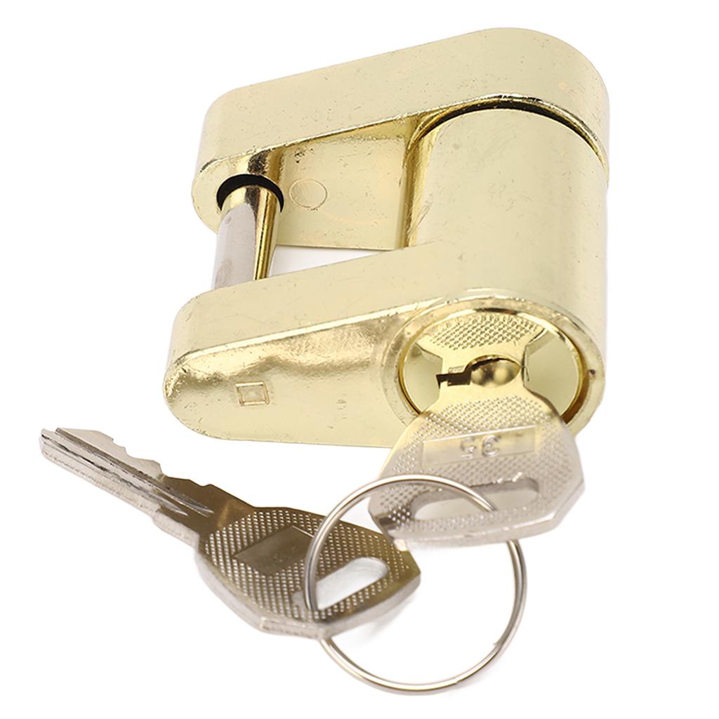 Anhängerkupplungs-Schloss Schwerlast Diebstahlschutz Vielseitiges Kupplungsschloss für Wohnmobile LKW Werkzeugkasten