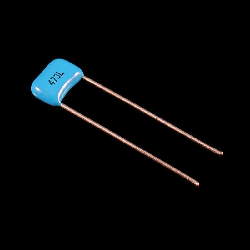 Pack of 10 Premium Electronic Capacitors 473L with Two Metal Pins for Improved Guitar Sound and Circuit Integration