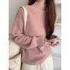 Women's 2025 Mink Cashmere Thick High Neck Sweater - Autumn/Winter Fashion Knitted Base Layer Top