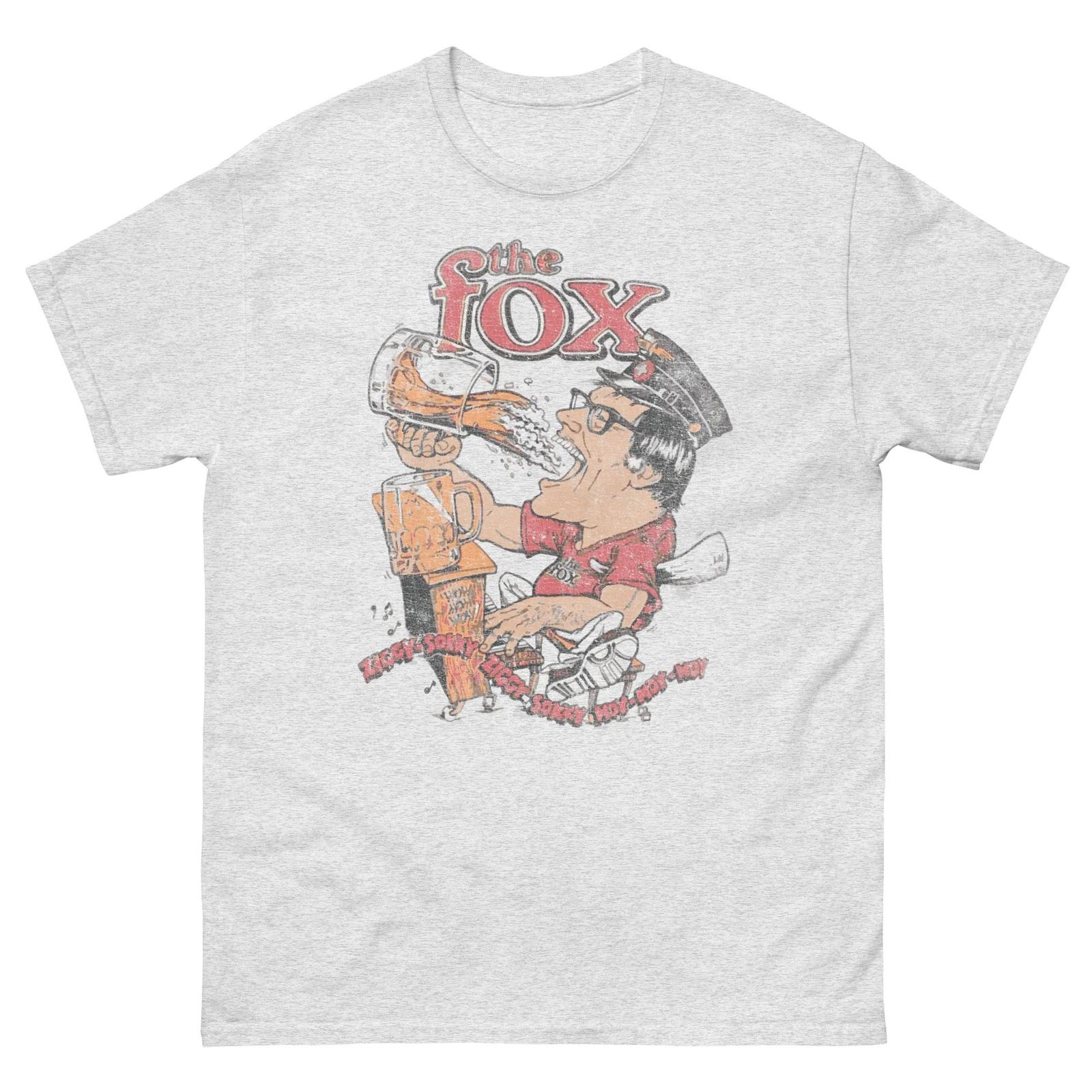 The Fox Inn Santa Monica Graphic 100% Cotton T-shirt Mens Tees Top Unisex classic tee M