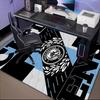 City Football Club Printed Office Carpet Chair Cushion  Entryway Rug, Rugs for Living Room, Bedroom Christmas gifts