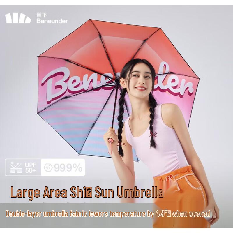 

Beneunder UV Protection Sun & Rain Three-Fold Umbrella