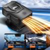 2-in-1 12V 200W Car Heater Defroster 360° Rotating Portable Windshield Heater Fast Frost/Fog Removal for All Vehicles