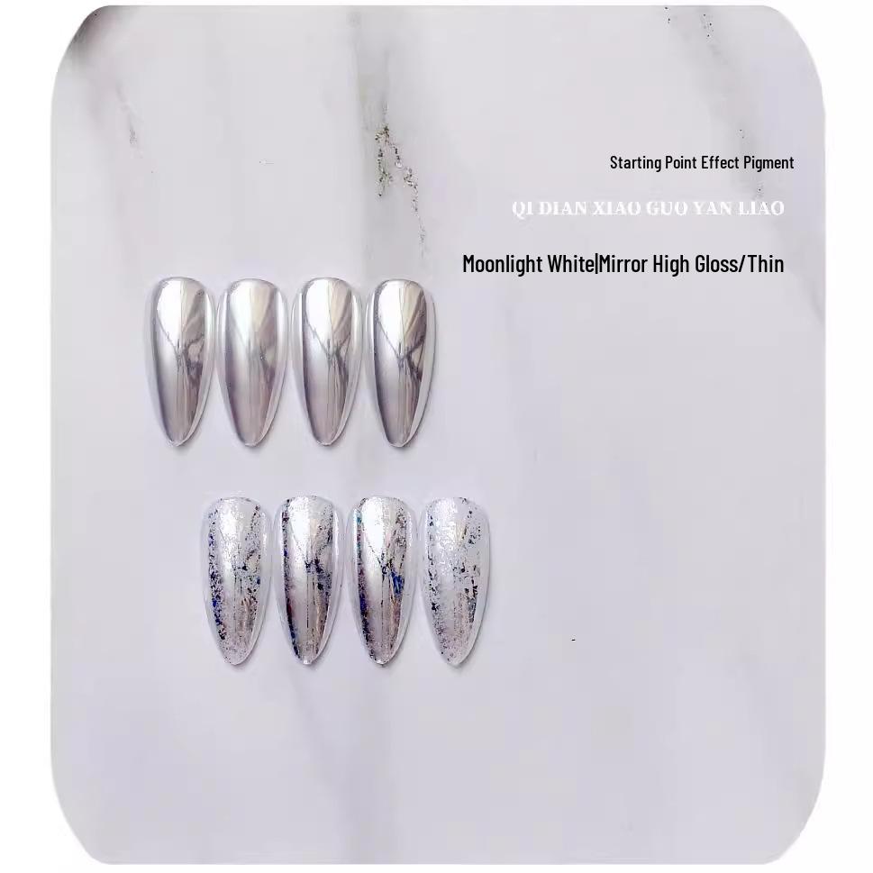 Qidian Moonlight Opal Magic Mirror Nail Art Powder 0.3g