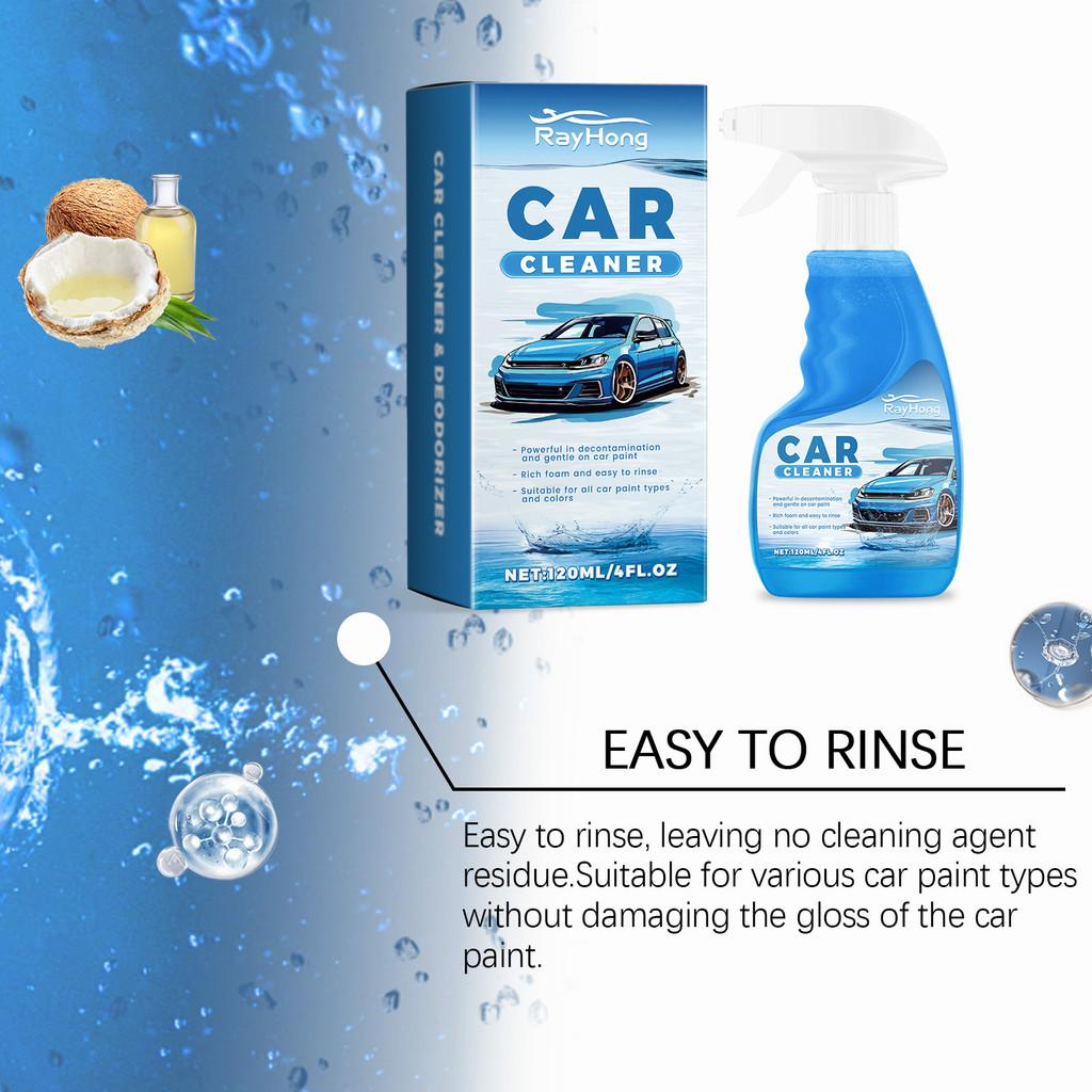 Rayhong Multi-purpose Foam Car Wash Liquid Interior Cleaner Stain Remover 120ml