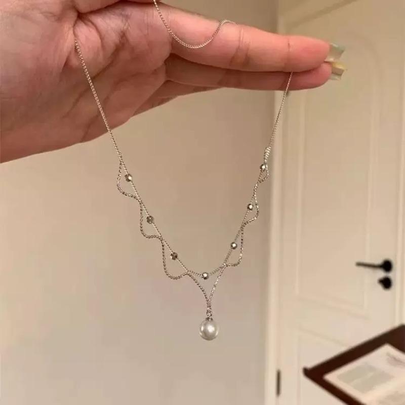 Titanium Steel Non-fading Small Waist Necklace Women's Summer Niche Design Accessories Collarbone Chain Pendant