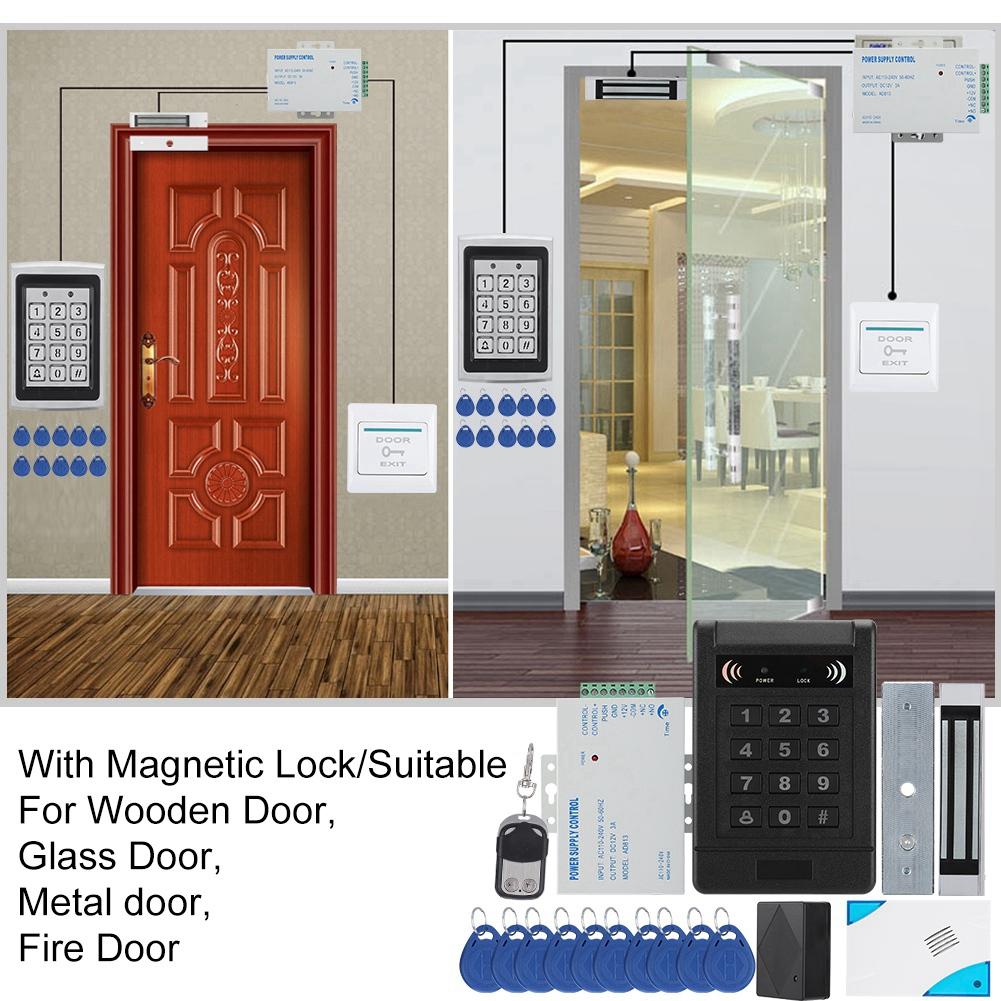 EM-ID Card Password Door Access Control Machine Magnetic Lock Remove Control Doorbell