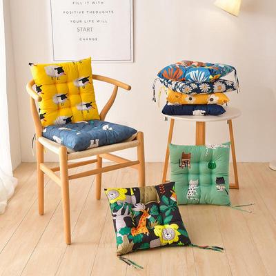 Cartoon Print Square Cushion for Office, Chair, Student, Futon & Bay Window