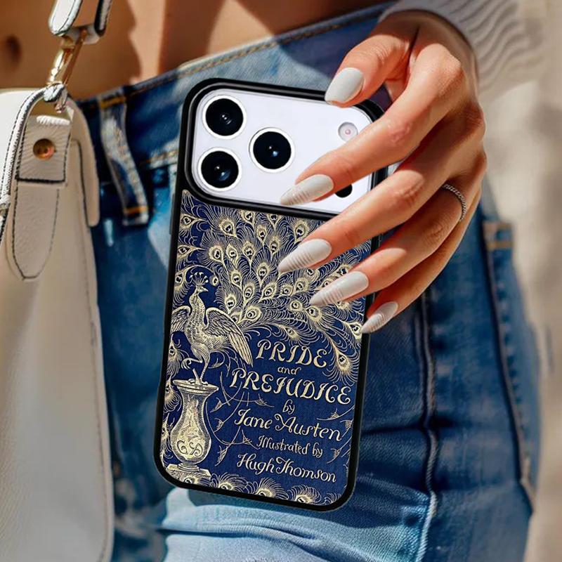 Cover Book Jane Austen Phone Case For iPhone 17 Air 14 15 13 12 Max Cover For Apple 14 15 16 16e 11 Pro Max Plus Coque