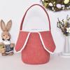 Easter Corduroy Gift Baskets | Fabric Easter Baskets with Easter Decorations and Egg Storage