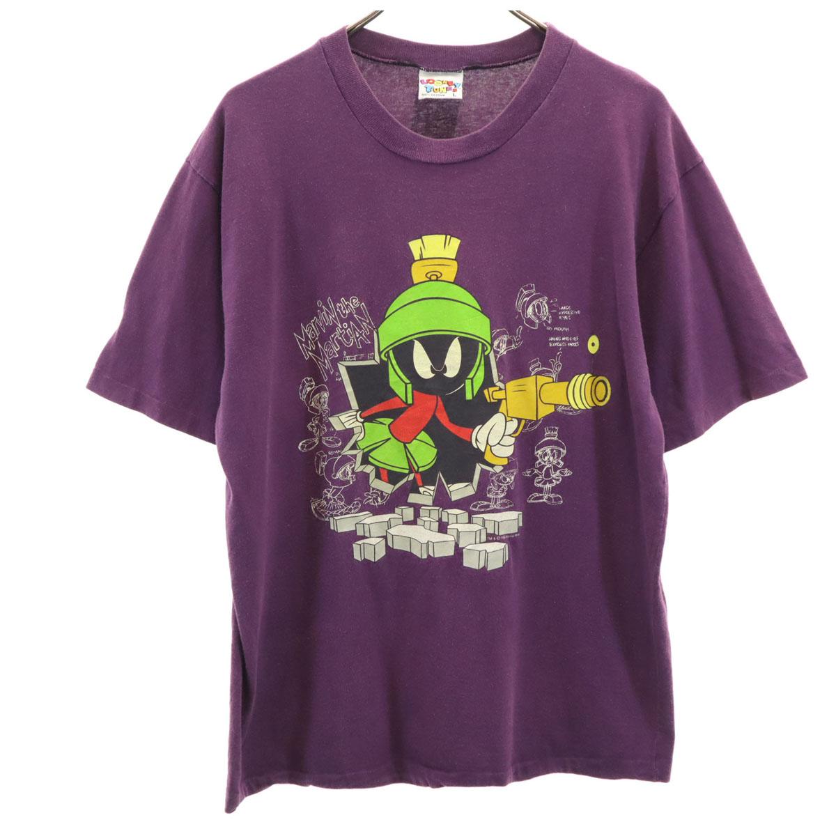 

LOONEY TUNES 90s Old Australian Made Marvin the Martian Short sleeve Single stitch T-shirt Men s Used