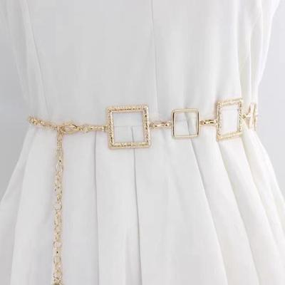 European-American Trendy Waist Chain Skirt Pants