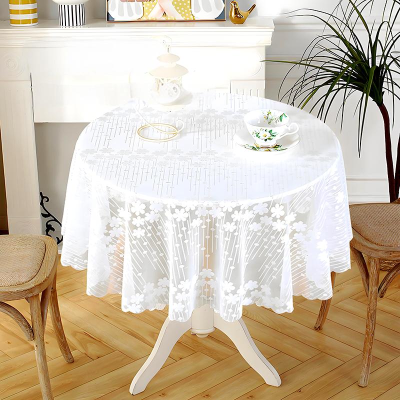 1Pc Tablecloth European Style Leisi Dust Cover Elegant Covering Dust Farmhouse Decoration Air Conditioning Cover Cloth