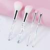 New Symphony 4 Crystal Makeup Brush Set, Eyeshadow Brush, Loose Powder Brush, Eyebrow Brush Beauty Makeup Tool