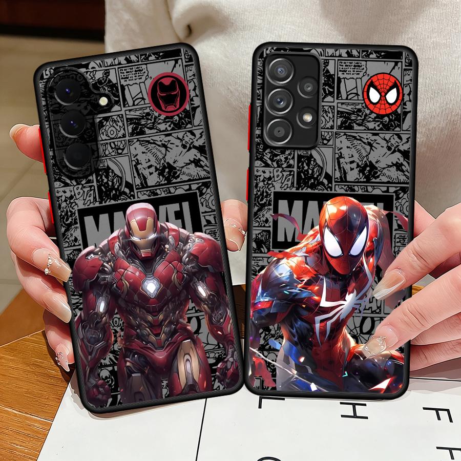Marvel Deadpool Sipiderman Phone Cover Case for Samsung Galaxy A73 A33 A34 A36 A35 A17 A52 A16 A15 A54 A56 A55 A14 A23 A52S A72